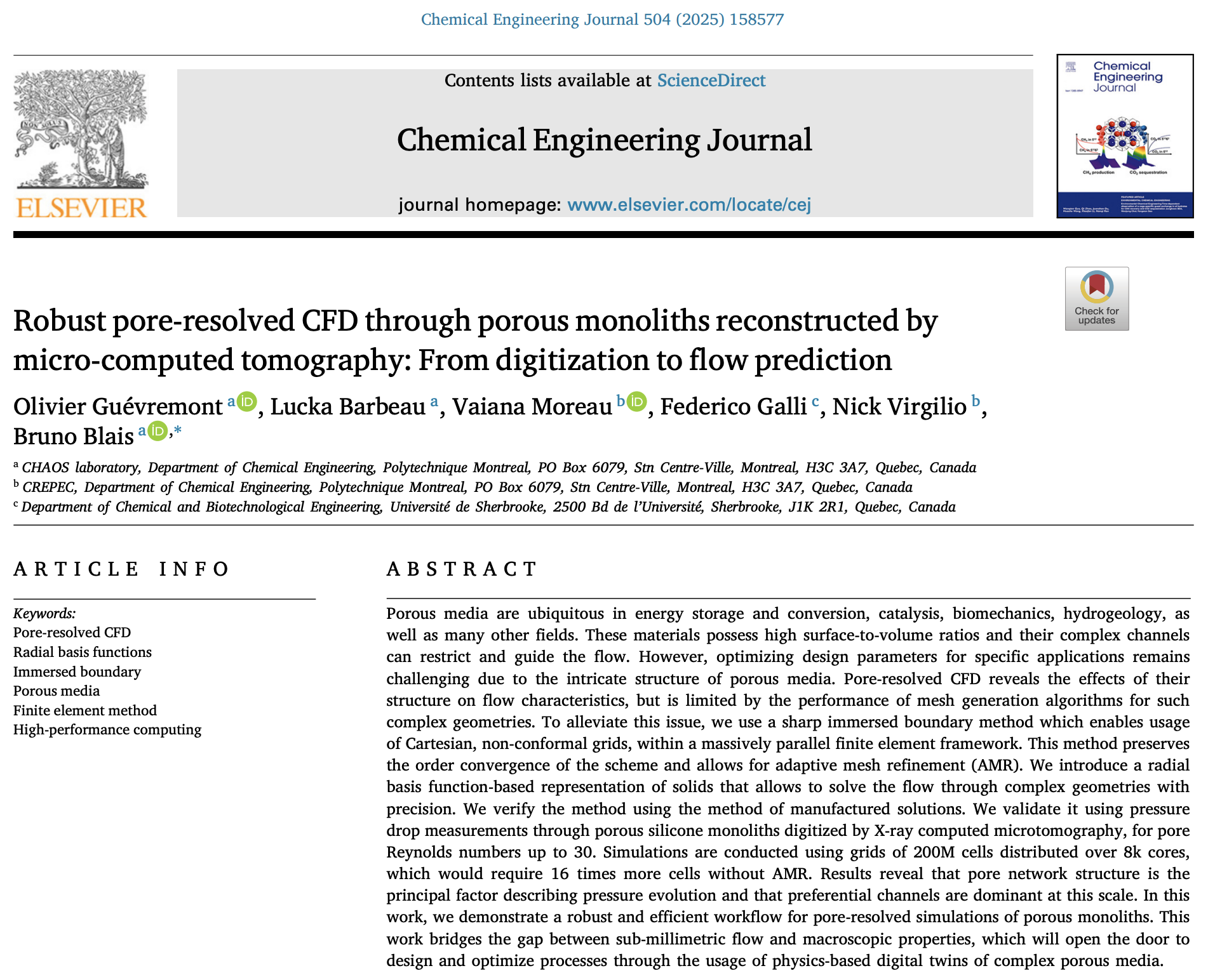 Robust pore-resolved CFD through porous monoliths reconstructed by micro-computed tomography: From digitization to flow prediction